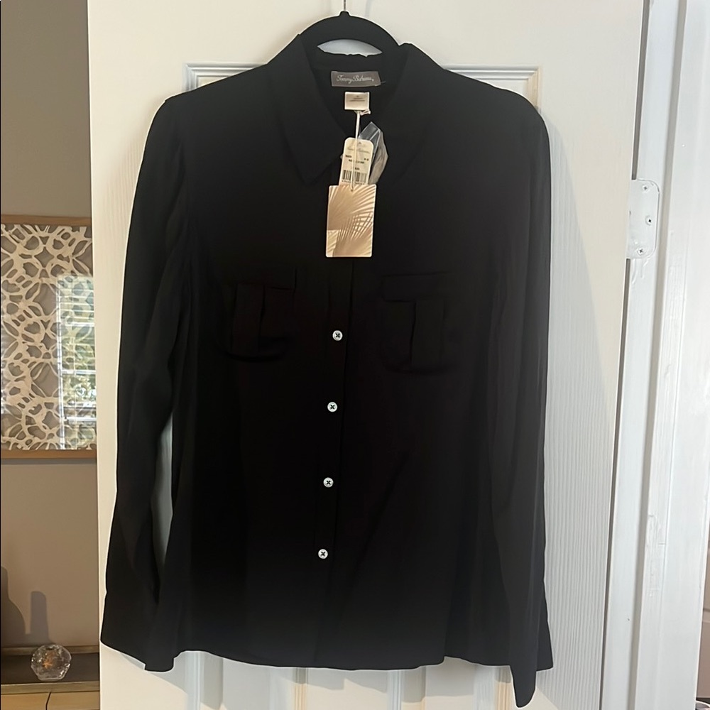 NWT 100% Silk Tommy Bahama Button-Up Shirt